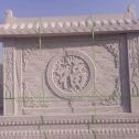 温州 芝麻白花岗岩屏风，照壁，影壁