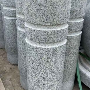 温州 芝麻白花岗岩挡车柱、隔离柱多少钱