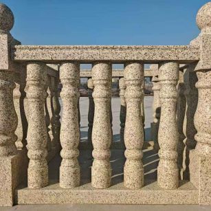 温州 黄金麻栏杆（扶手，花瓶柱，将军柱）