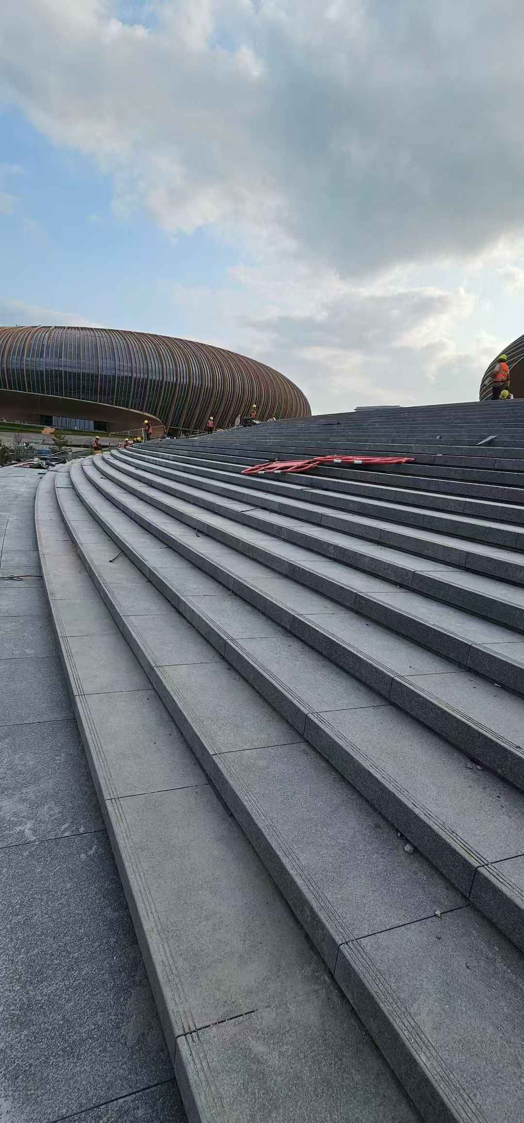 温州 弧形整石台阶铺装效果图