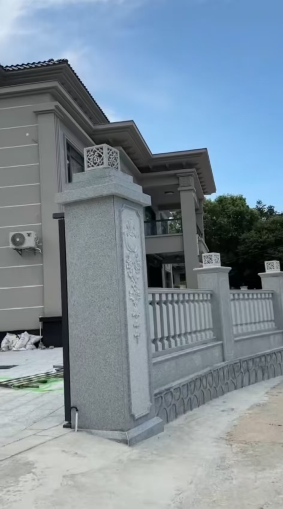 温州 芝麻白别墅围墙栏杆，私人订制