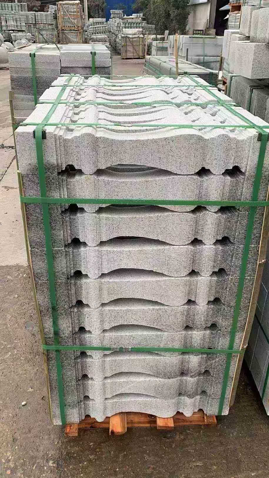 温州 芝麻白方形拉丝面，栏杆花瓶柱