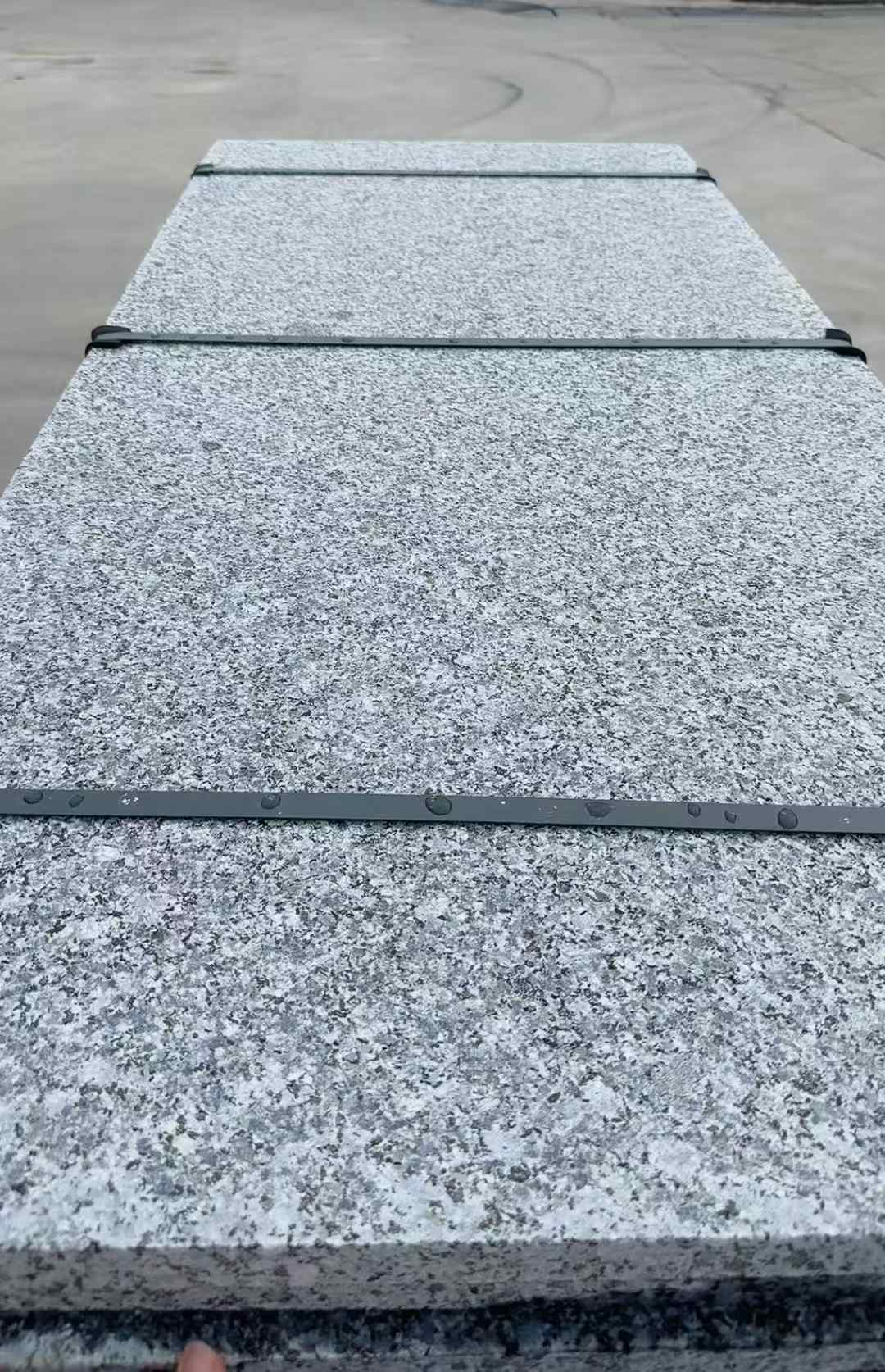 温州 芝麻黑火烧面毛板，条板，半成品