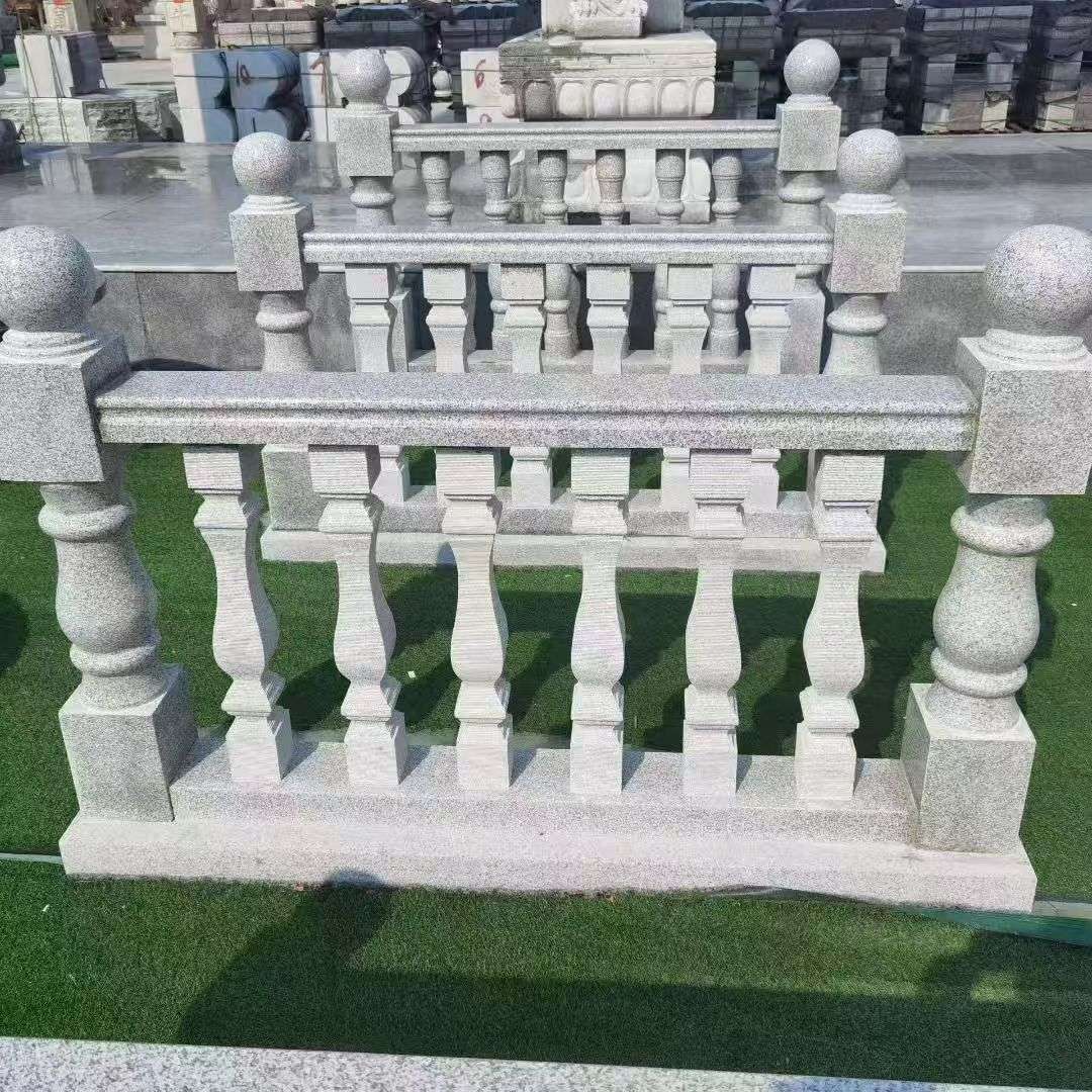 温州 别墅石材栏杆特写