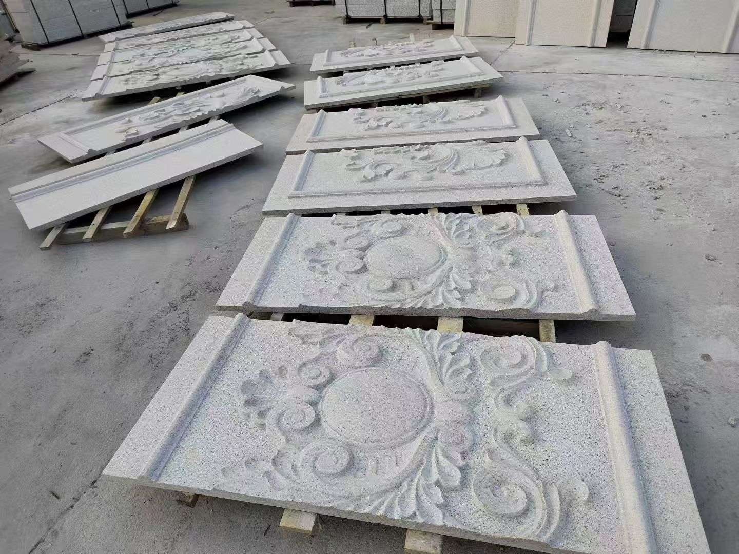 温州 芝麻白干挂雕花板